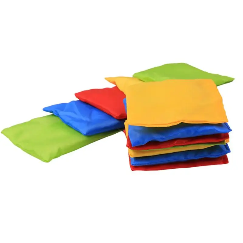 10Pcs Kids Sandbags Nylon Kids Playing Toy Bags Bean Bags Storage Pouch for Children Teens Kids Toy Sports