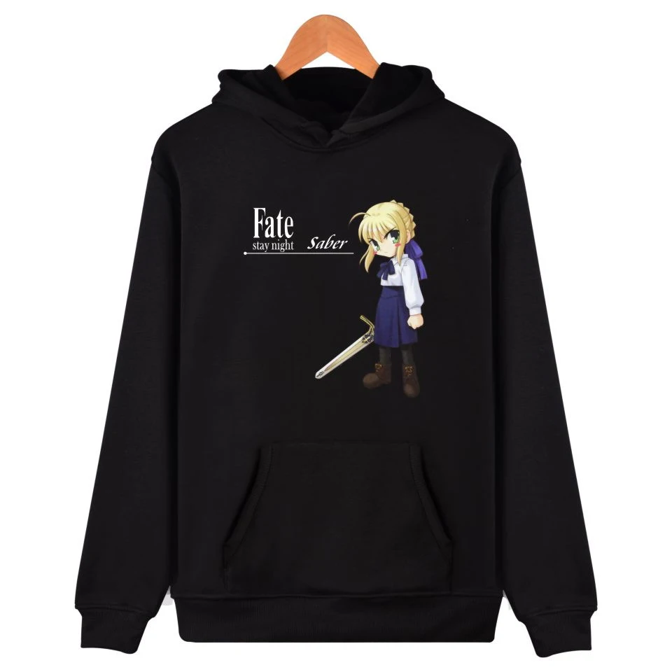 

Popular Fate Stay Night Hoodies lovely sweatshirts 3d Print Hot Cakes moletom Anime Men/Women streetwear Couple Casual Wild Tops