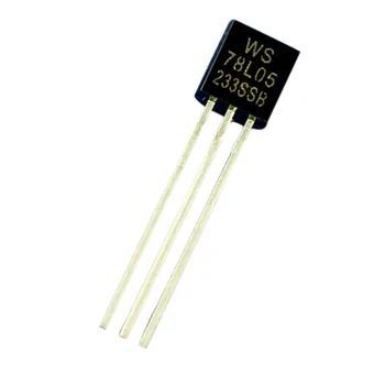 

50 Pcs/Set Voltage Regulator WS78L05 78L05 Voltage Regulator TO-92 IC REG LDO 5V .1A New