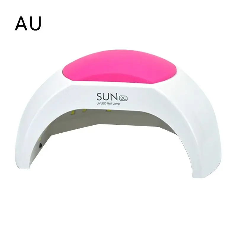 AU SUN2C SUN2C 48 Вт лампа для ногтей УФ лампа SUN2 Сушилка для ногтей для UVLED Сушилка для ногтей с инфракрасным датчиком настройки таймера маникюрный аппарат СВЕТОДИОДНЫЙ - Цвет: AU