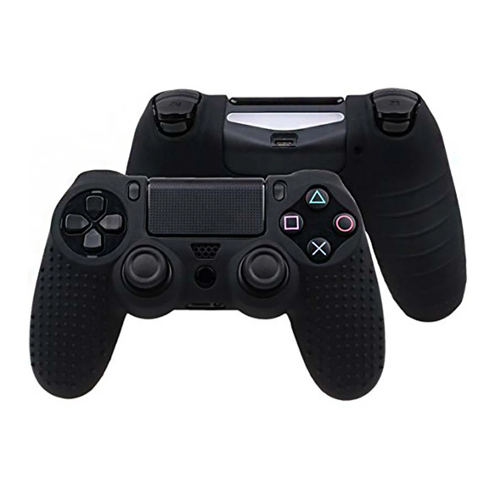 8 цветов Противоскользящий Силиконовый чехол для sony playstation Dualshock 4 PS4/Pro/тонкий контроллер аксессуары и ручка