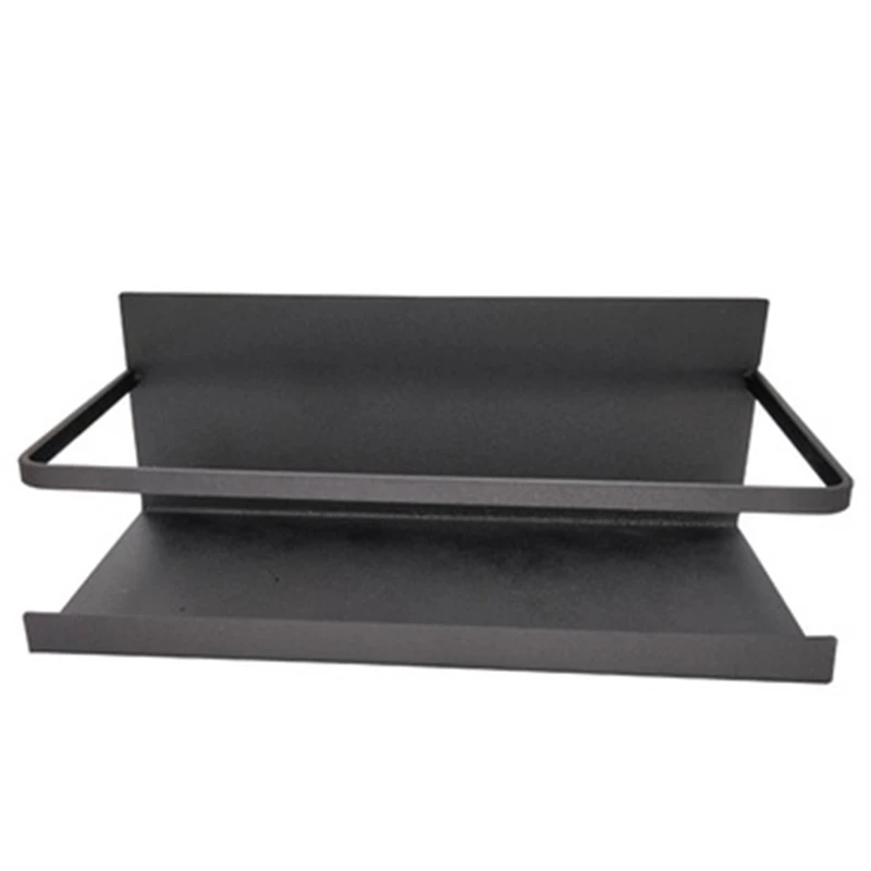 

Magnetic Absorption Storage Rack,Refrigerator Magnetic Organizer Rack,Magnetic Storage Rack,Spice Rack Great For Kitchen Black