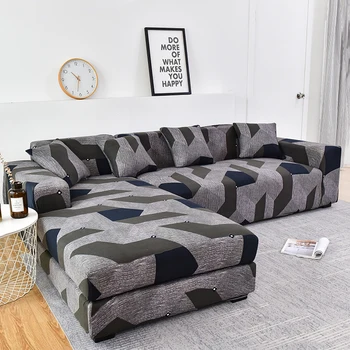 

Please Order Sofa Set (2piece) If is L-shaped Corner Chaise Longue Sofa Elastic Couch Cover Stretch Sofa Covers for Living Room