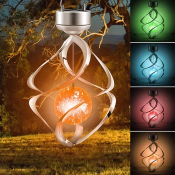 

Solar Wind Chimes Lights Outdoor Yard LED Colour Changing Hanging Light For Garden, Patio, Balcony Gift Decoration