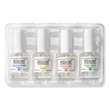 Четыре набора инфильтрационного порошка, соответствующий лак для ногтей, герметик, осушитель, кисть, Ремонтный агент, набор без УФ лампы, вылеченный дизайн