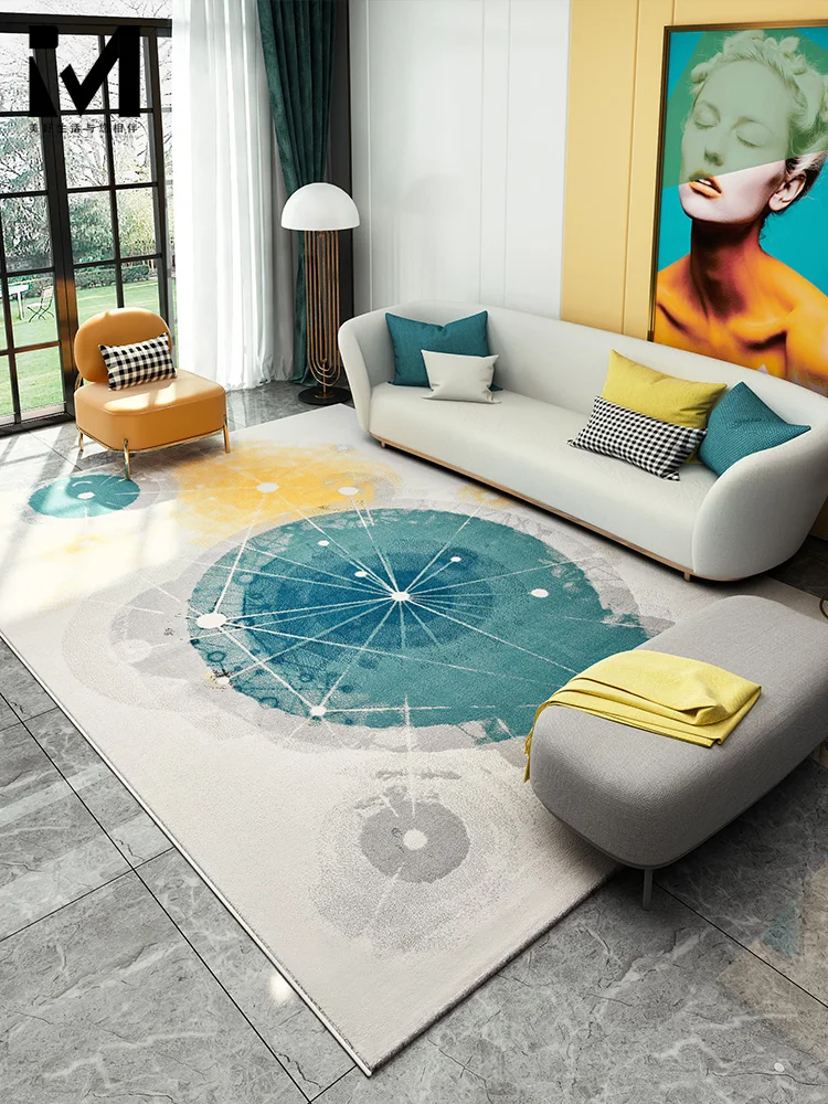 Домашний Декоративный Коврик для журнальный столик для гостиной, современный коврик для спальни в скандинавском стиле, прикроватное одеяло, домашний коврик