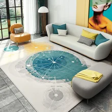 Домашний Декоративный Коврик для журнальный столик для гостиной, современный коврик для спальни в скандинавском стиле, прикроватное одеяло, домашний коврик