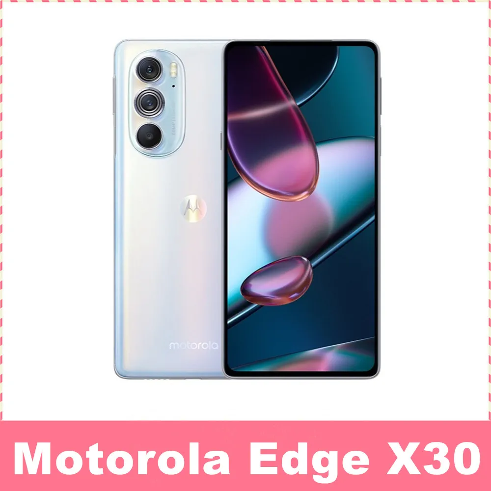 Смартфон Motorola Moto Edge X30 Snapdragon 8 Gen1 Android 12 6 7 дюйма 144 Гц частота обновления 60 МП