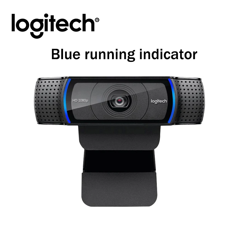 Веб камера Logitech HD Pro C920e широкоформатный видеочат запись USB Smart 1080p автофокуса Full