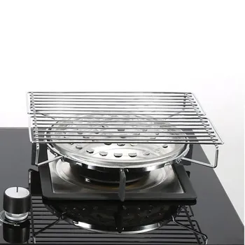

Portable Stove Grill Gas Stove Barbecue General BBQ Smokeless Portable Barbecue Net Steel Portable Stove Grill Kitchen Home