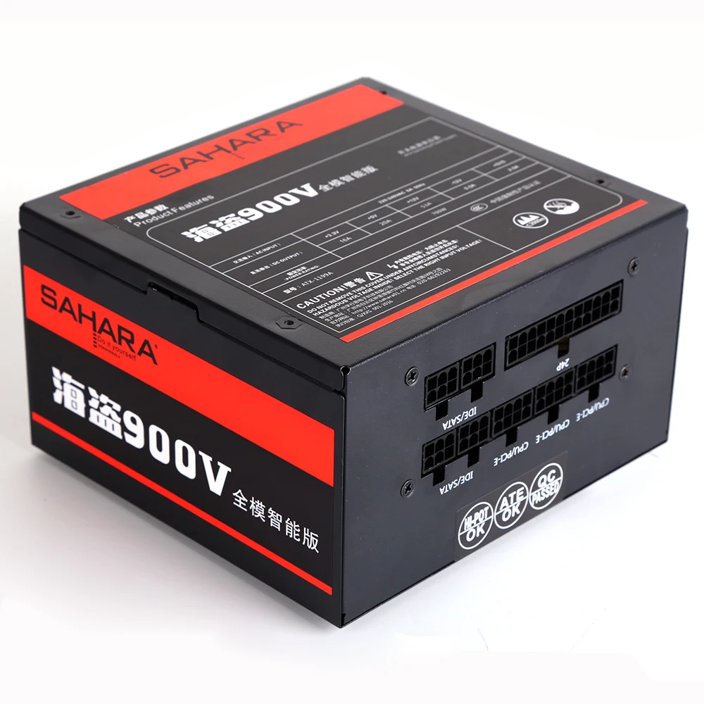 SAHARA 게이밍 PC 전원 공급 장치 정격 700W 최대 900W 채굴 PSU 24PIN ATX 풀 모듈 비트코인 ETH 코인 이  - G마켓 모바일