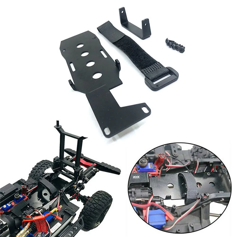 Низкий LCG поднос батареи DIY Крепление Шасси держатель для 1/10 Traxxas TRX4 Defender Rc