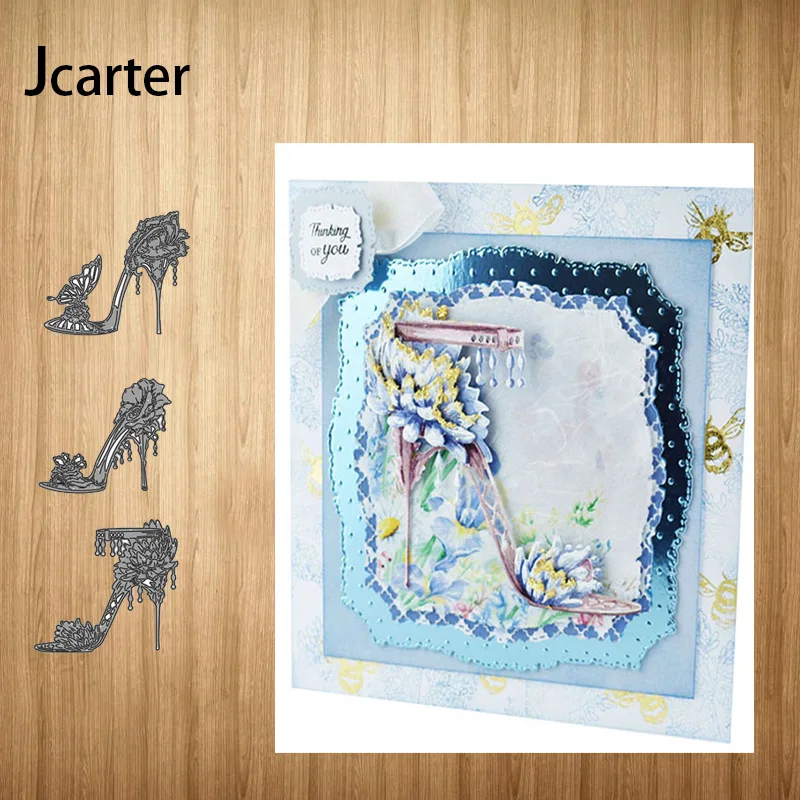 

Butterfly Flower High Heels Metal Cutting Dies Craft Cut Die Stencil for crapbooking Handmade Paper Make Album Model Punch Blade