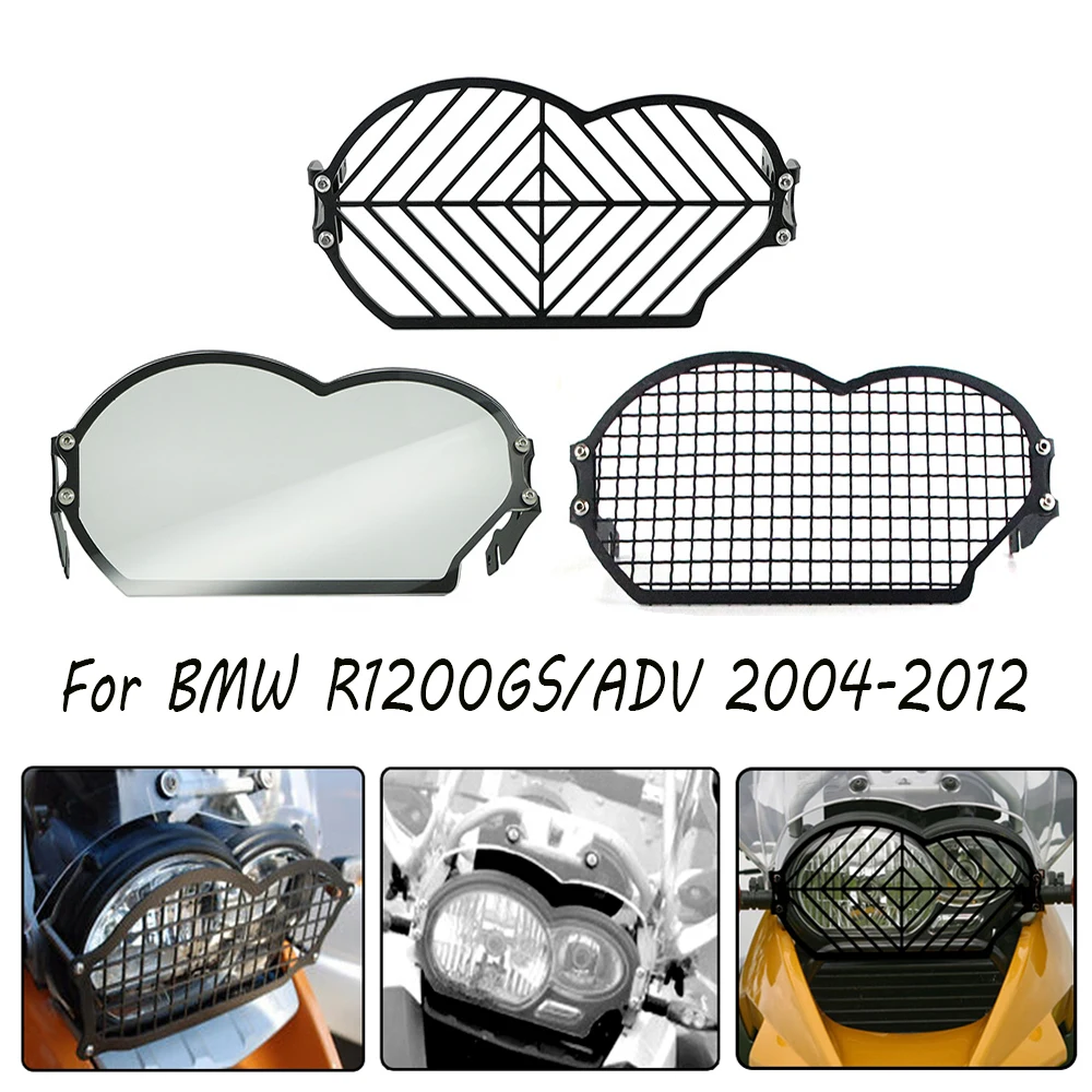 

Motorcycle Headlight For BMW R 1200 GS R1200GS Adv R1200GS Adventure 2004-2012 Head Light Guard Protector Cover Protection Grill