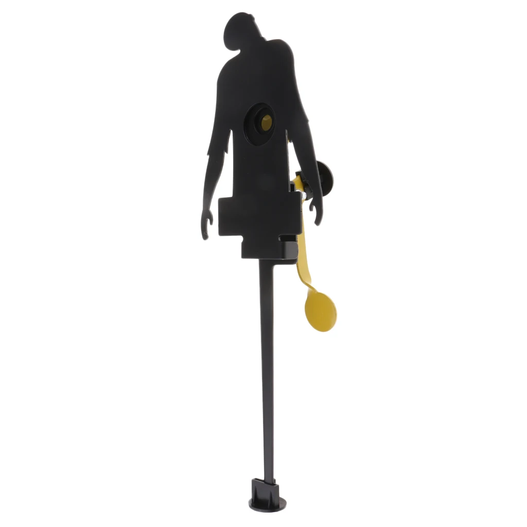 Heavy Duty Steel Zombie Target Reset Hunting Shooting Training Target Gear