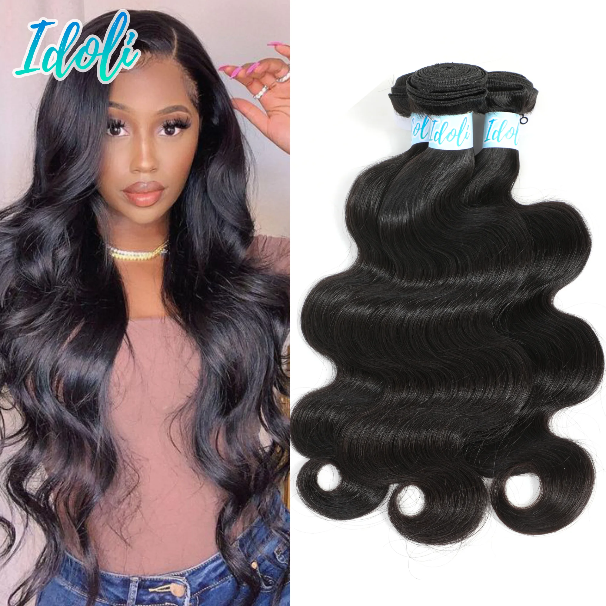 

Body Wave Bundle Deals Indian Hair Weave Bundles Human Hair Bundles Remy Hair Extensions Free Shipping Hair Idoli Hair Store