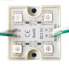 DC12V 5050 4 светодиодный модули Водонепроницаемый светодиодный модули для отдыха на открытом воздухе светодиодный светильник RGB цвет: желтый, белый красный цвет зеленый, синий теплый белый