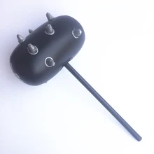 1 шт. креативный Черный мультфильм ПВХ воздушный молоток палка надувные игры дети с колокольчиком открытый бассейн Спорт аквапарк игрушки для детей