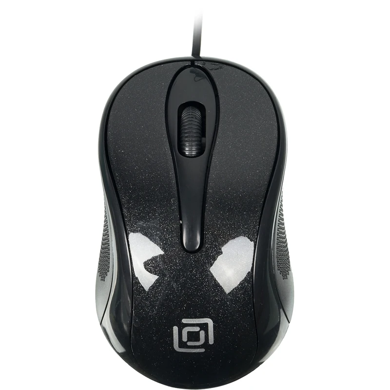 Мышь OKLICK 385M, проводная, USB, черный