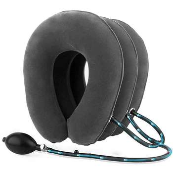 

Neck Tractor Inflatable Air Cervical Traction Device Support Pillow Collar Vertebra Orthopedics Massage Relaxation Brace