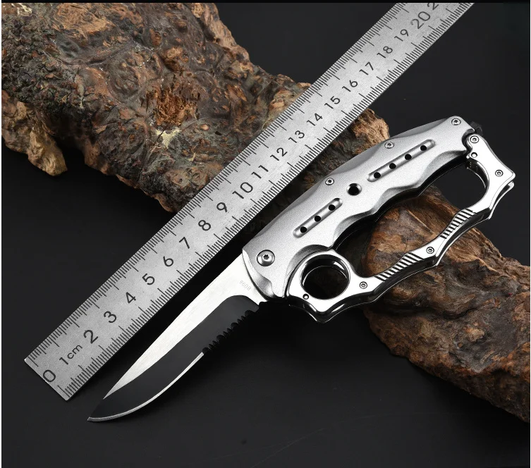  Outdoor Walking Camping Self-defense Knife Multi-function Folding Knife Hunting EDC Portable Rescue
