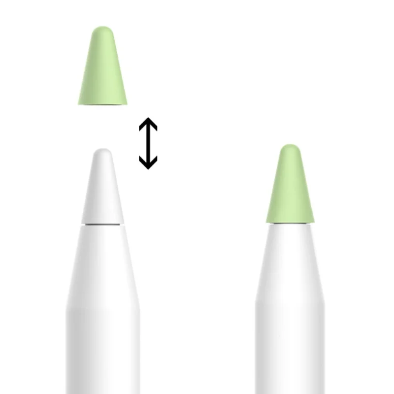 8 шт. силиконовый Сменный Чехол с наконечником, защитный чехол для Apple Pencil 1st 2nd, стилус, чехол
