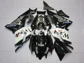 

4 Free Gifts New ABS Motorcycle Full Fairings Kit Fit For Kawasaki Ninja ZX-10R 2004 2005 04 05 10R bodywork set Black