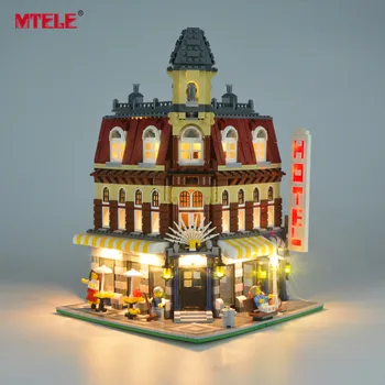 

MTELE Brand LED Light Up Kit For Creator 10182 Cafe Corner Lighting Set Compatible With Model 15002 (Not Include The Model)