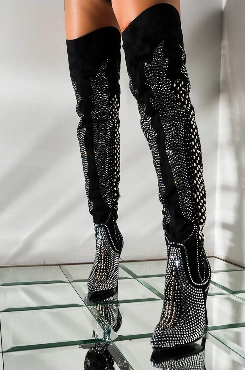 Knee Boots High Heels Ladies Shoes 2020 