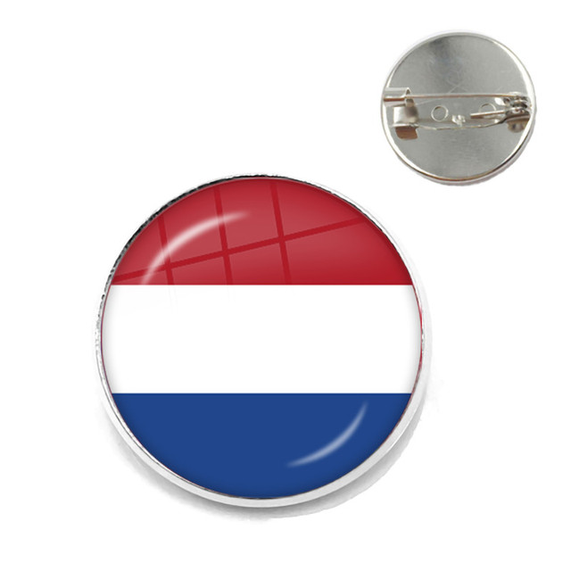 Union,Brazil,Canada,Netherlands,Israel,Syria,Venezuela,United States,Spain National Flag Brooch Collar Pins Jewelry Gift