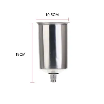 

1000ml Metal Paint Cup Pot Spray Gun Sprayer Fast Mover Threaded Connector Jet Accessories Multifunction
