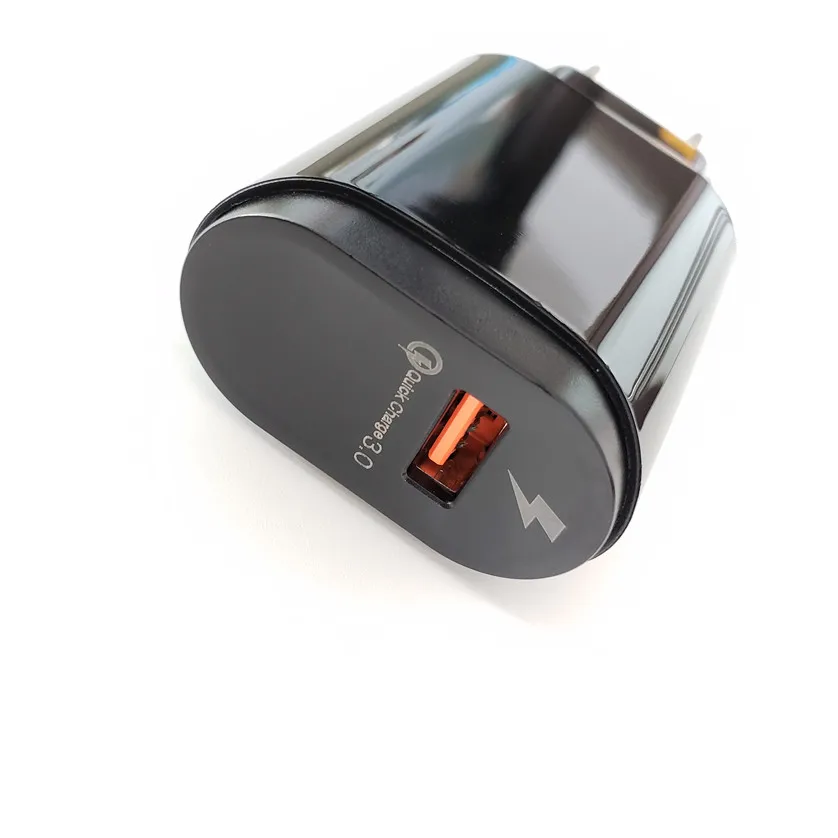 18W QC 3.0 USB Quick Phone Charger Travel Wall power Adapter QC3.0 Fast Charging Universal For Xiaomi iPhone Samsung Huawei