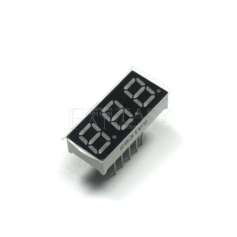 5pcs 7 segment 0.28 in Common Anode 3 Bit digital Tube 0.28" inch 0.28in. 7 segmentos LED Digital tube led digital tube display