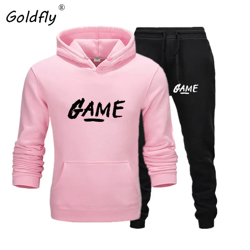 Толстовки traje de hombre ropa deportiva+ Pantalones salomons speedcross sudaderas ropa deportiva de Hombre ropa deportiva d - Цвет: pink2