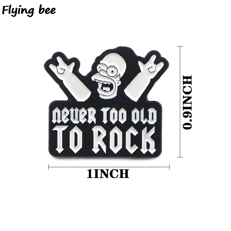 Flyingbee мультфильм дети смешные булавки эмаль булавка для одежды сумки значок для рюкзака смешная Милая брошь рубашка нагрудные булавки X0405