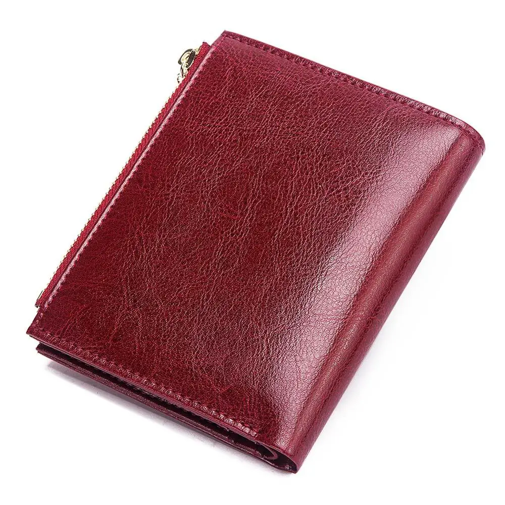 GZCZ Rfid кошелек из натуральной кожи женский кошелек для монет Portomone Короткие Бумажники-зажимы для денег сумка для денег