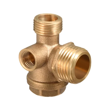 

uxcell 1/2/3PCS Thread Brass Check Valve for Air Compressor Air Pressure Tank and Compressor Piston Pump Tube Connecting
