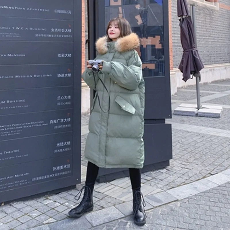 

Парка, осенне-зимняя куртка, женская одежда, винтажное теплое пальто, женская пуховая хлопковая куртка, теплая Толстая длинная парка, большие размеры A730