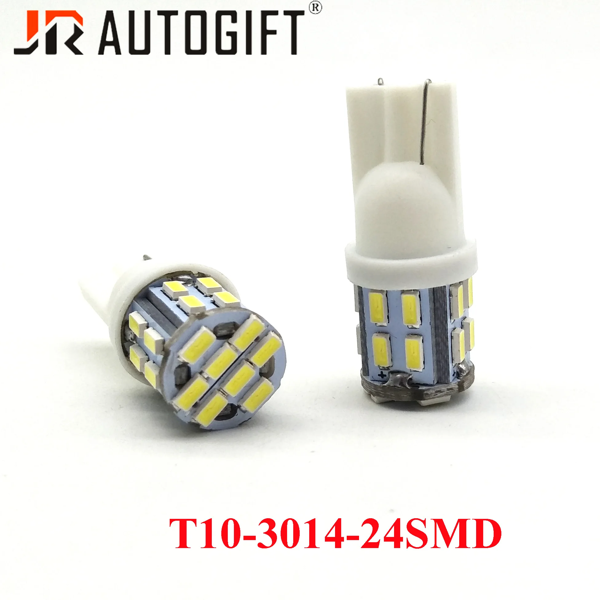 100 шт. автомобильный Стайлинг T10 светодиодный 24smd 3014 SMD автомобиля автомобильная лампа авто светодиодный T10 24 светодиодный 194 W5W Клин светильник лампа t10 24SMD белый светильник