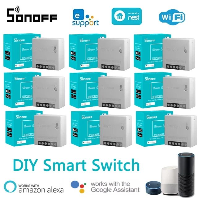 Sonoff Mini R2 Wifi Smart Switch Two Way Control Wireless DIY Switch Smart  Home Interruptor Work With Ewelink Alexa Google Home - AliExpress