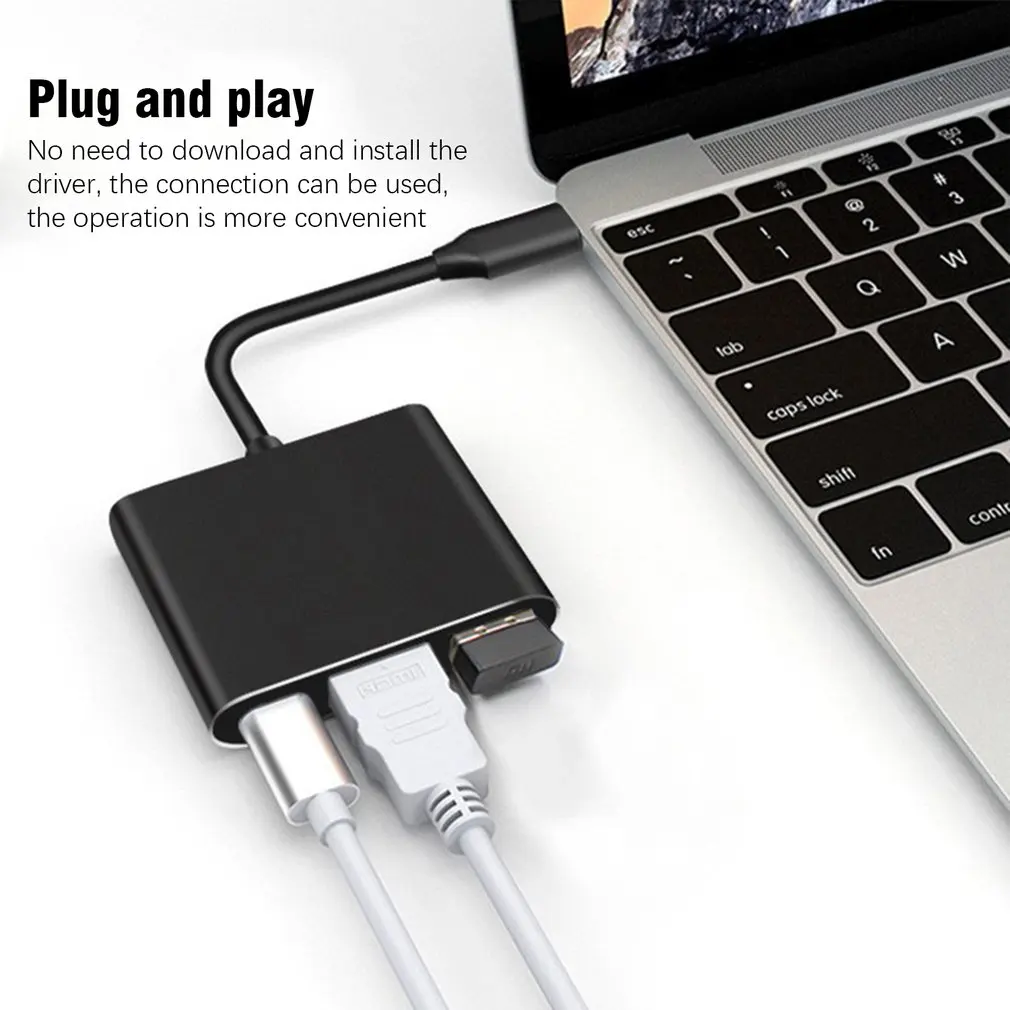 Для Apple для переключателя тип-c к Hdmi+ Usb3.0+ Pd конвертер тип-c к Hdmi три-в-одном многофункциональный конвертер