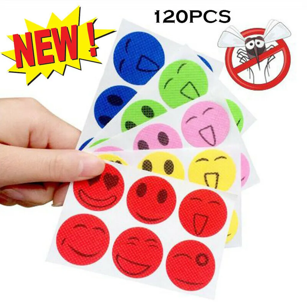 Mosquito Repellent Patch Smile Face Anti Mosquito Sticker Repeller Baby Family Mosquito Killer Trap Insect Pest Control#LR2