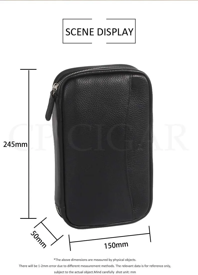 GALINER сигара для путешествия Humidor Кожаный Портсигар чехол для сигар портативный Humidors Box для Cohiba Ciagrs гаджеты W/Подарочная коробка