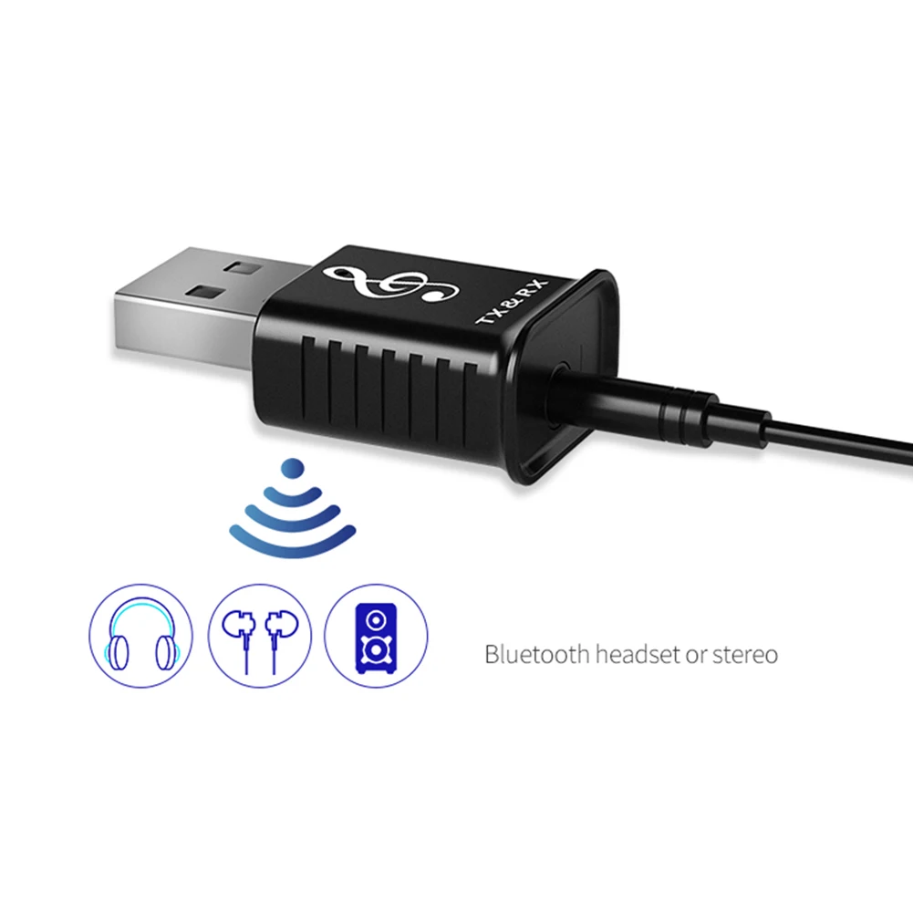 2 в 1 автомобильный мини Bluetooth 5,0 3,5 мм AUX Jack аудио рецептор USB аудио адаптер приемник Беспроводная Музыка для автомагнитолы стерео