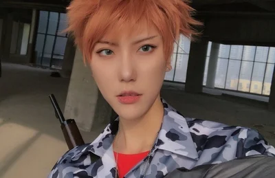 Японский голосовой актер дивизион рэп битва Mad Trigger Crew Rio Mason Busujima Crazy M черный наряд косплей костюм полный комплект