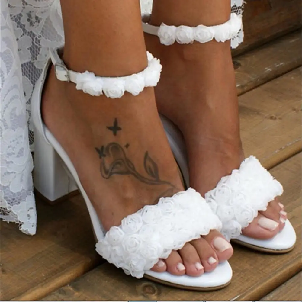 ivory strappy sandals