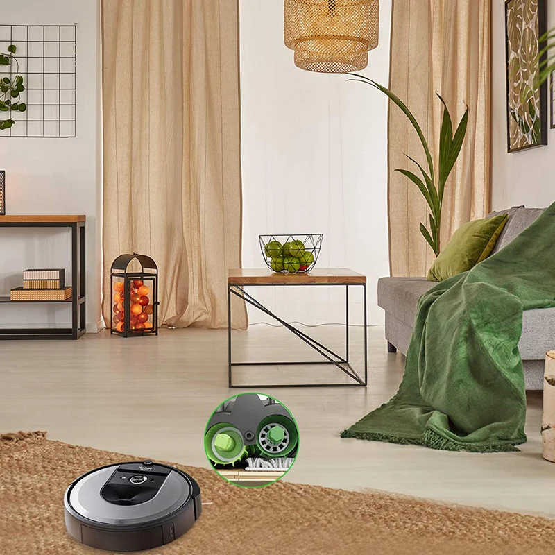 21 шт. Сменный фильтр резиновая боковая щетка набор для IRobot Roomba I7 I7+ Plus E5/E6 E7