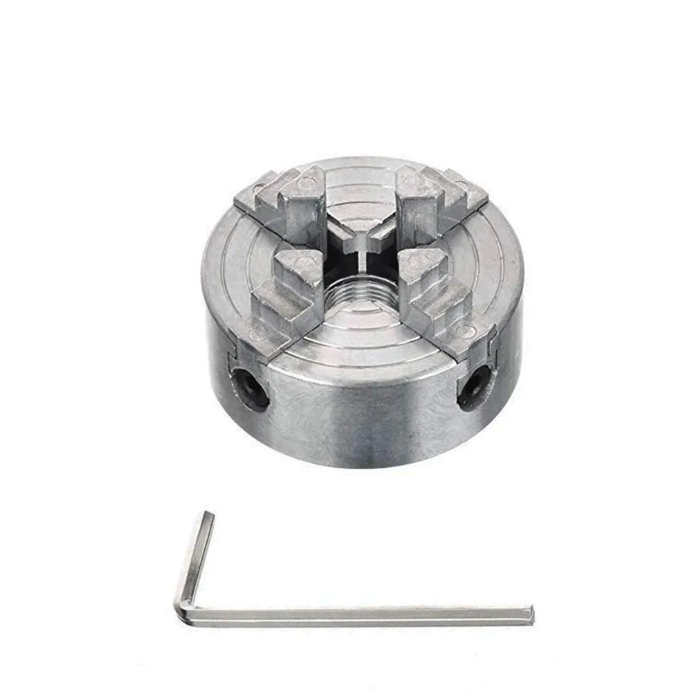Mini 4 Jaw Independent Lathe Chuck 50mm Back Thread M12x1mm NEW