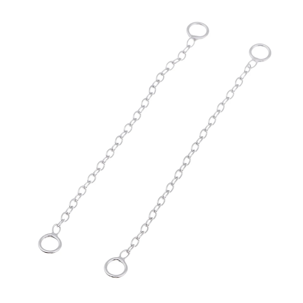 1 Pair 925 Sterling silver color Drop Dangle Earrings Tassel Thread Pendant Charms Accessories for Bridal Wedding Party