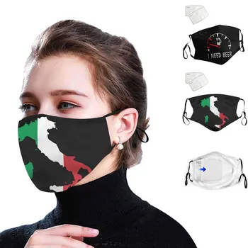 

Reusable Washable Face Mask Breathing mascarillas tela Adult Face Mouth Masks maske mascarillas faciales With 2PC Gaskets masque